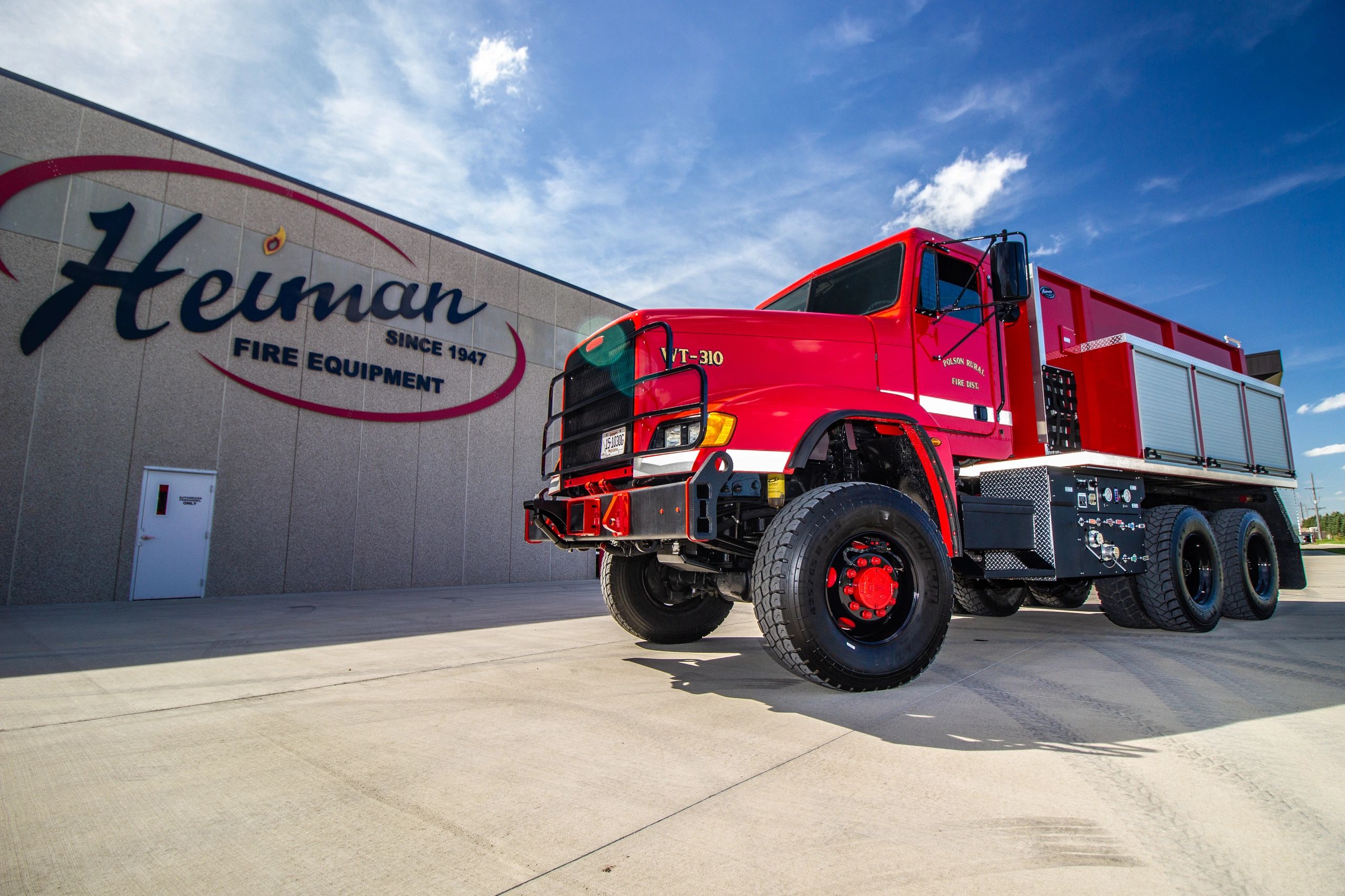 Polson, MT Fire Dept. Heiman Fire WaterKing